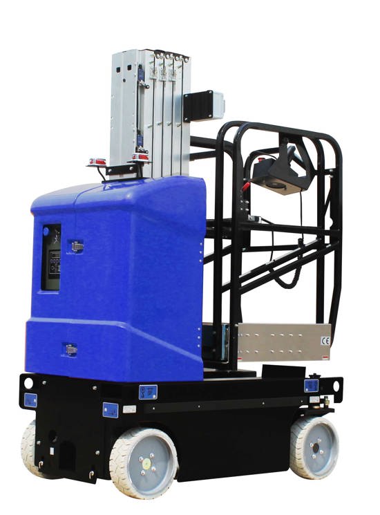 VERTICAL MAST LIFT – Plataforma aérea de empuje y elevación eléctrica con mástil vertical