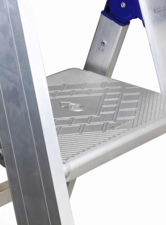 Regina Maxi - Escalera de almacén con plataforma de aluminio