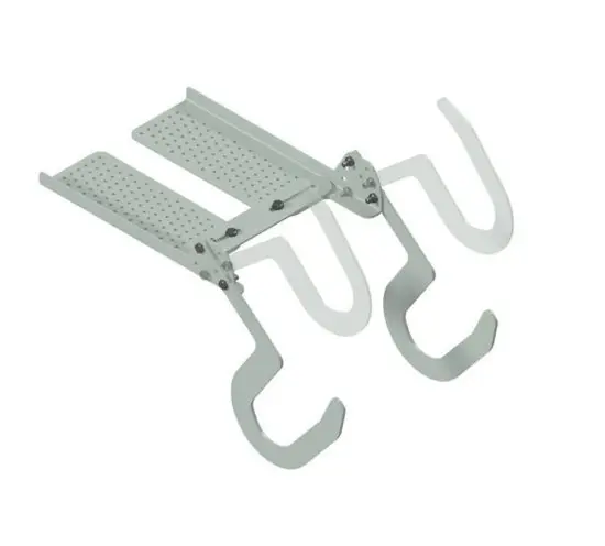 Ganchos regulables para cubiertas planas e inclinadas