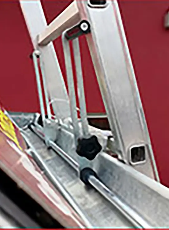 Tope automático de escaleras para canalones