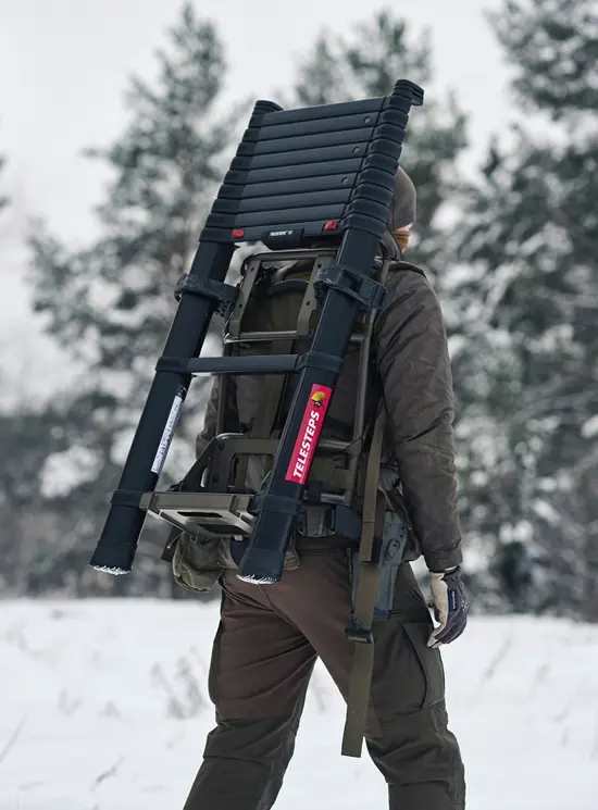 Escalera Militar Táctica Telesteps - Escalera telescópica ultracompacta para Fuerzas Especiales