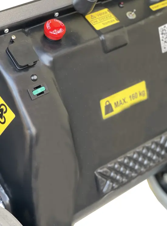 Carro eléctrico industrial para subir escaleras