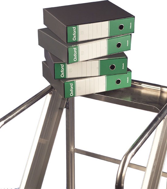 Castellana Maxi - Escalera de almacen con guardacuerpos