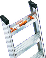 GLC - Escalera de aluminio de un tramo de peldaño ancho