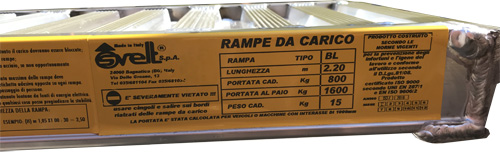 Rampas de carga de aluminio a medida