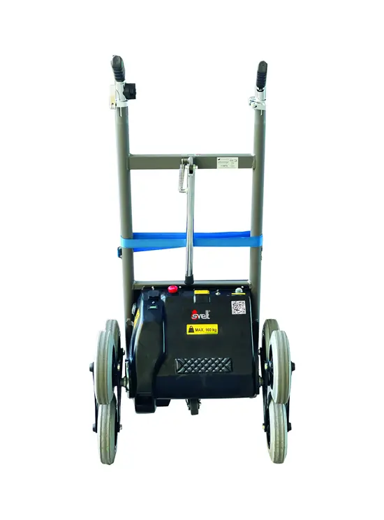 Carro eléctrico industrial para subir escaleras
