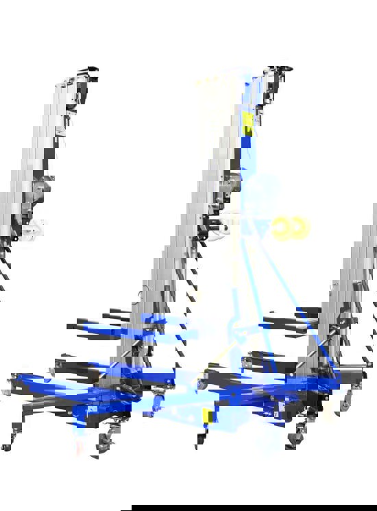 HERCULES COMPACT – Elevador de materiales manual compacto con desplazamiento y elevación mediante manivela