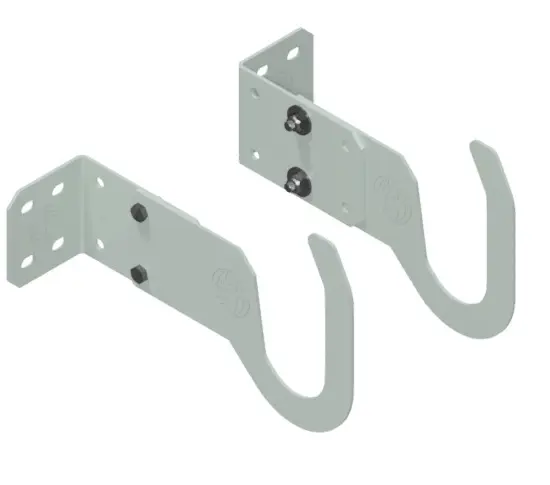 GANCHOS DE FIJACION A PARED REGULABLES