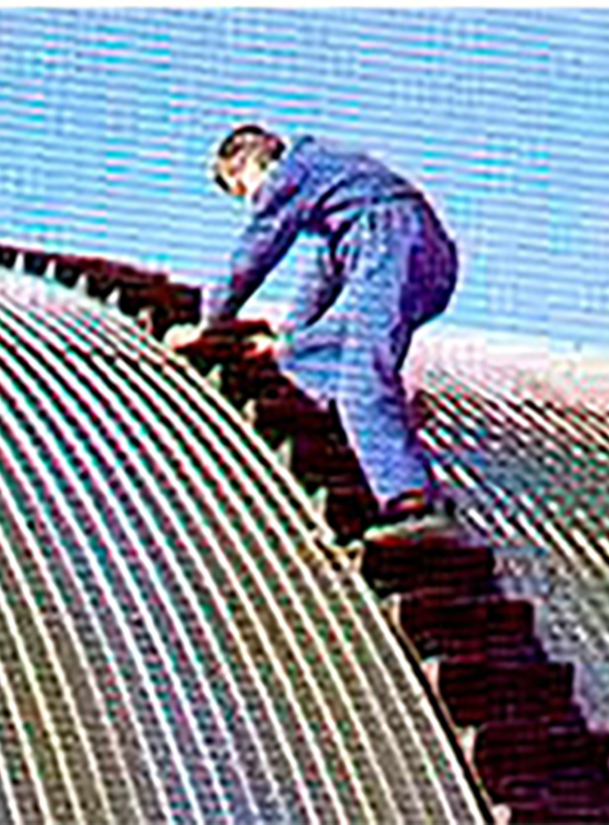 Escalera de goma para techos y cubiertas tejados
