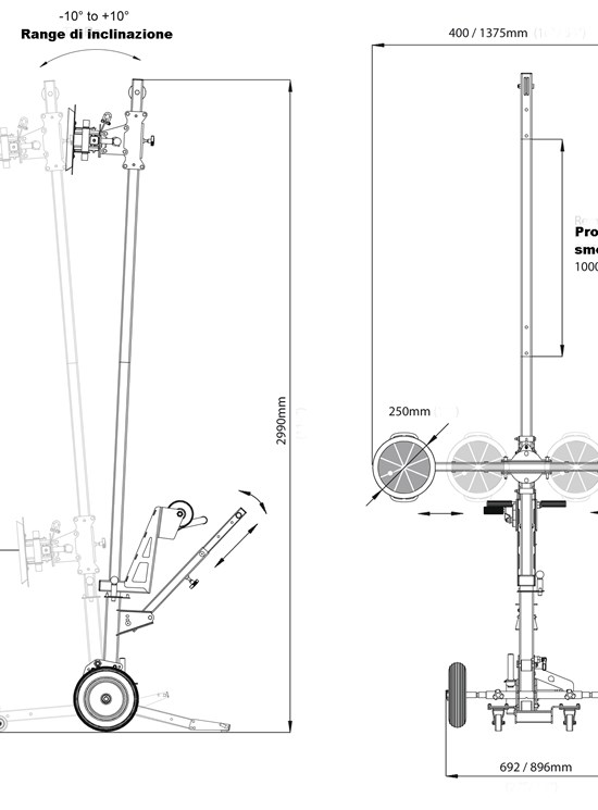 Express 150 - Elevador de vidrios con capacidad para 150 kg