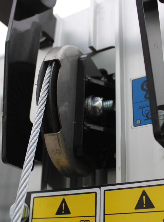 HERCULES – Elevador de materiales manual con manivela para cargas hasta 300 kg