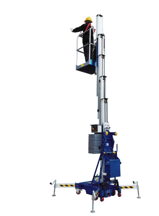 PID – Plataforma aérea de empuje manual con sistema de elevación mecánico