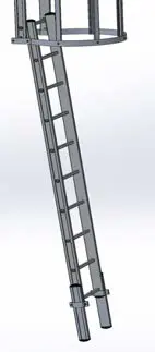 Escalera con jaula Self System