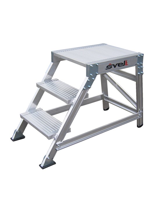 Cargo Plus - Taburete profesional de aluminio