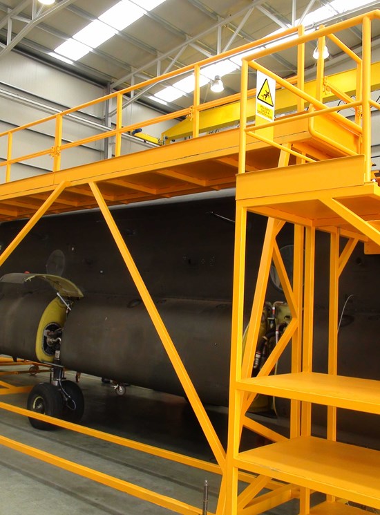 Plataformas de mantenimiento para helicópteros CHINOOK