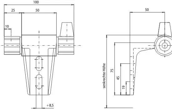 CORREDERA - Para estanterías