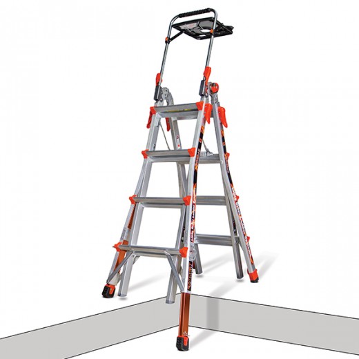 Xtreme - Escalera telescópica transformable 
