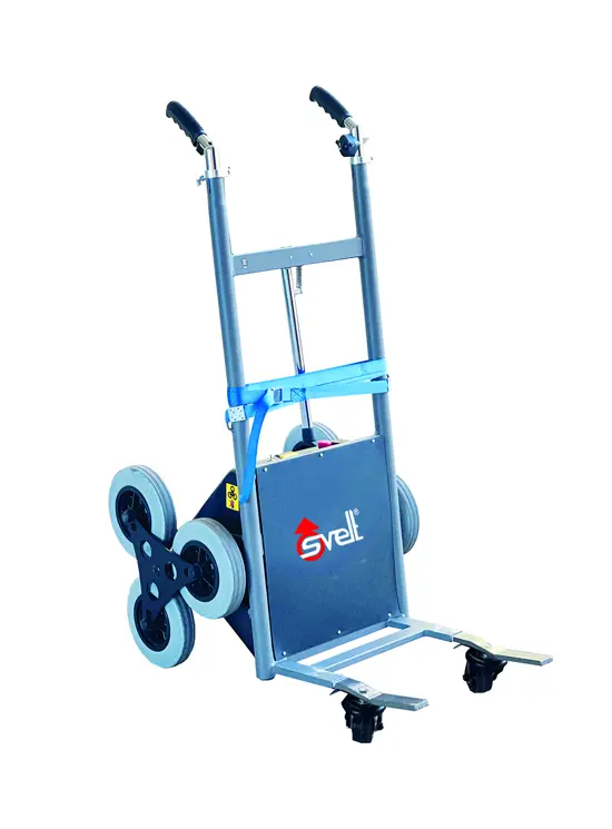 Carro eléctrico industrial para subir escaleras