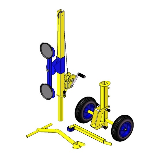 Express 150 - Elevador de vidrios con capacidad para 150 kg