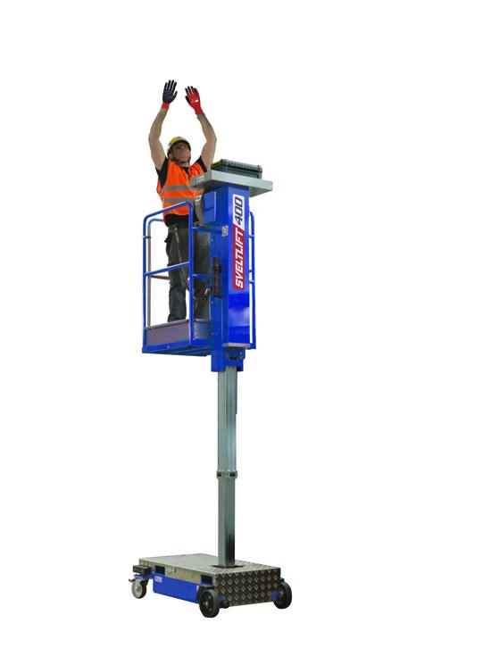SVELTLIFT 400 – Plataforma aérea móvil con elevación manual