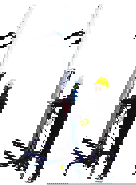 HERCULES – Elevador de materiales manual con manivela para cargas hasta 300 kg