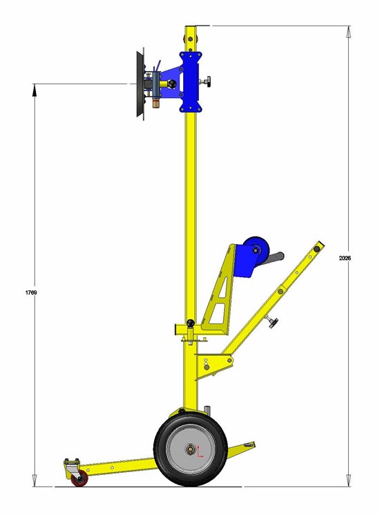 Express 150 - Elevador de vidrios con capacidad para 150 kg