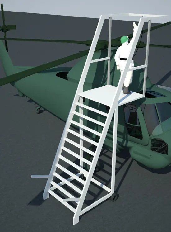 Escaleras para helicópteros