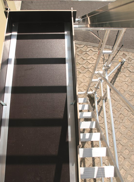 Tempo Confort Safe- Andamio de aluminio con escaleras internas