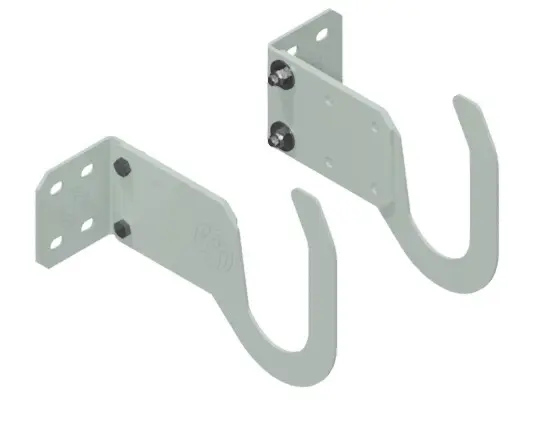 GANCHOS DE FIJACION A PARED REGULABLES