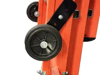 Roues de transport pour échelles extensibles