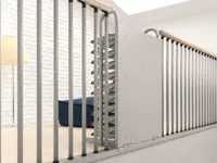Échelle rétractable pour mezzanines