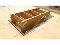 Escalier rétractable en bois pour plafonds