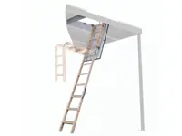 Escalier rétractable en bois pour plafonds