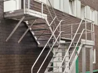 Escaliers en aluminium pour l'extérieur 