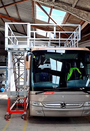 Plateforme pour autobus