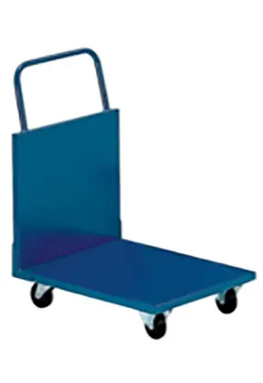 Chariot marchandises avec quai 80x50