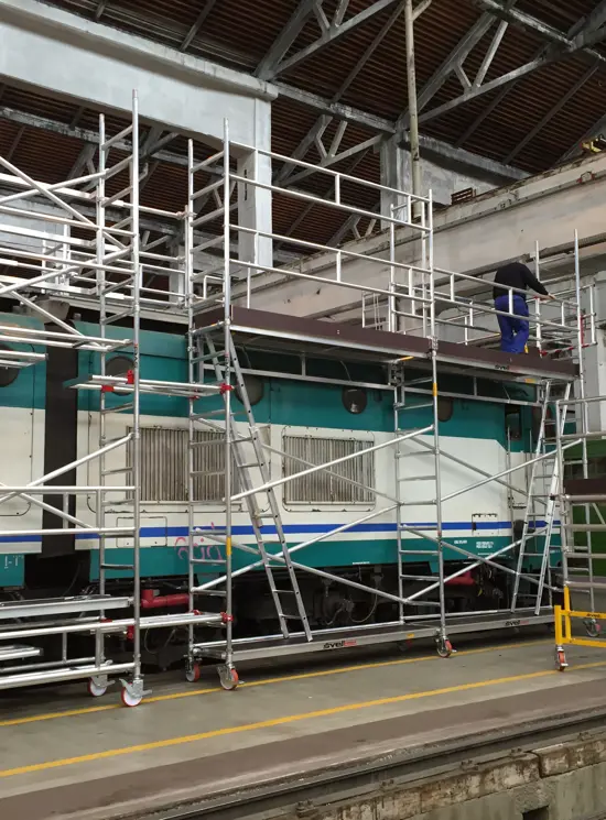 Structure spéciale pour les trains