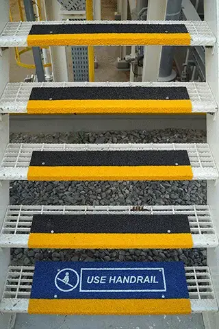 Escaliers en aluminium pour l'extérieur 