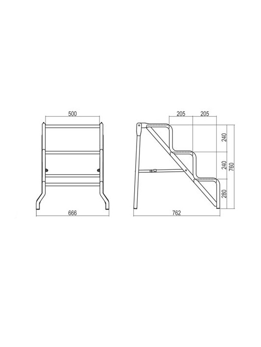 Marchepieds de construction