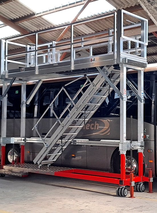 Plateforme pour autobus