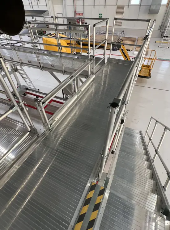 Structure spéciale pour les moteurs d’avion