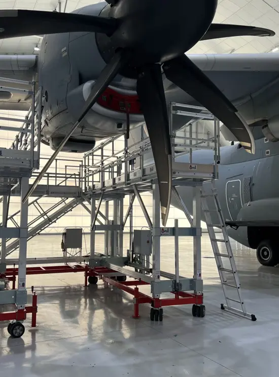 Structure spéciale pour les moteurs d’avion