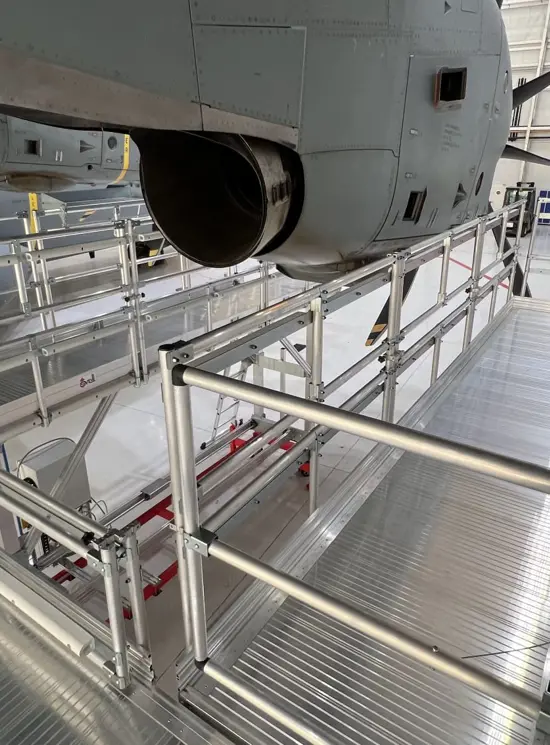 Structure spéciale pour les moteurs d’avion