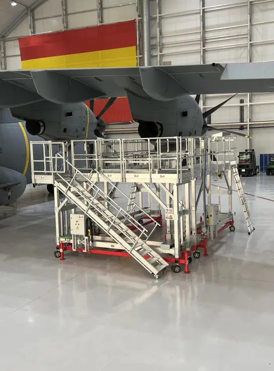 Structure spéciale pour les moteurs d’avion