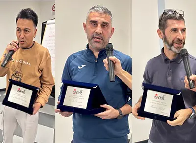 Svelt: il valore dell'esperienza. Onorati i vent'anni di servizio di tre storici collaboratori