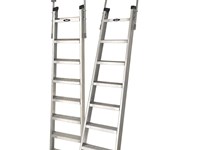 Scala per scaffali scorrevoli su binario