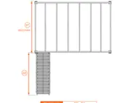 SOPPALCO IN ACCIAIO TL20 NERO CON SCALA COMODA