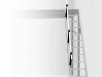 Scala salvaspazio per soppalchi 45°