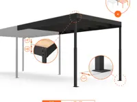 SOPPALCO IN ACCIAIO TL20 NERO CON SCALA COMODA