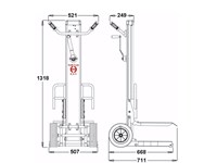 Sollevatore pieghevole leggero ML Piattaforma